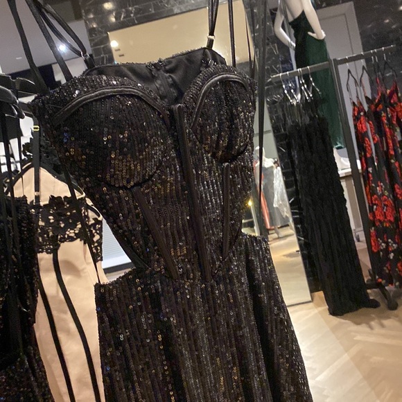 Lovesome sequin sweetheart bustier corset style maxi dress CD41200 - Picture 7 of 10